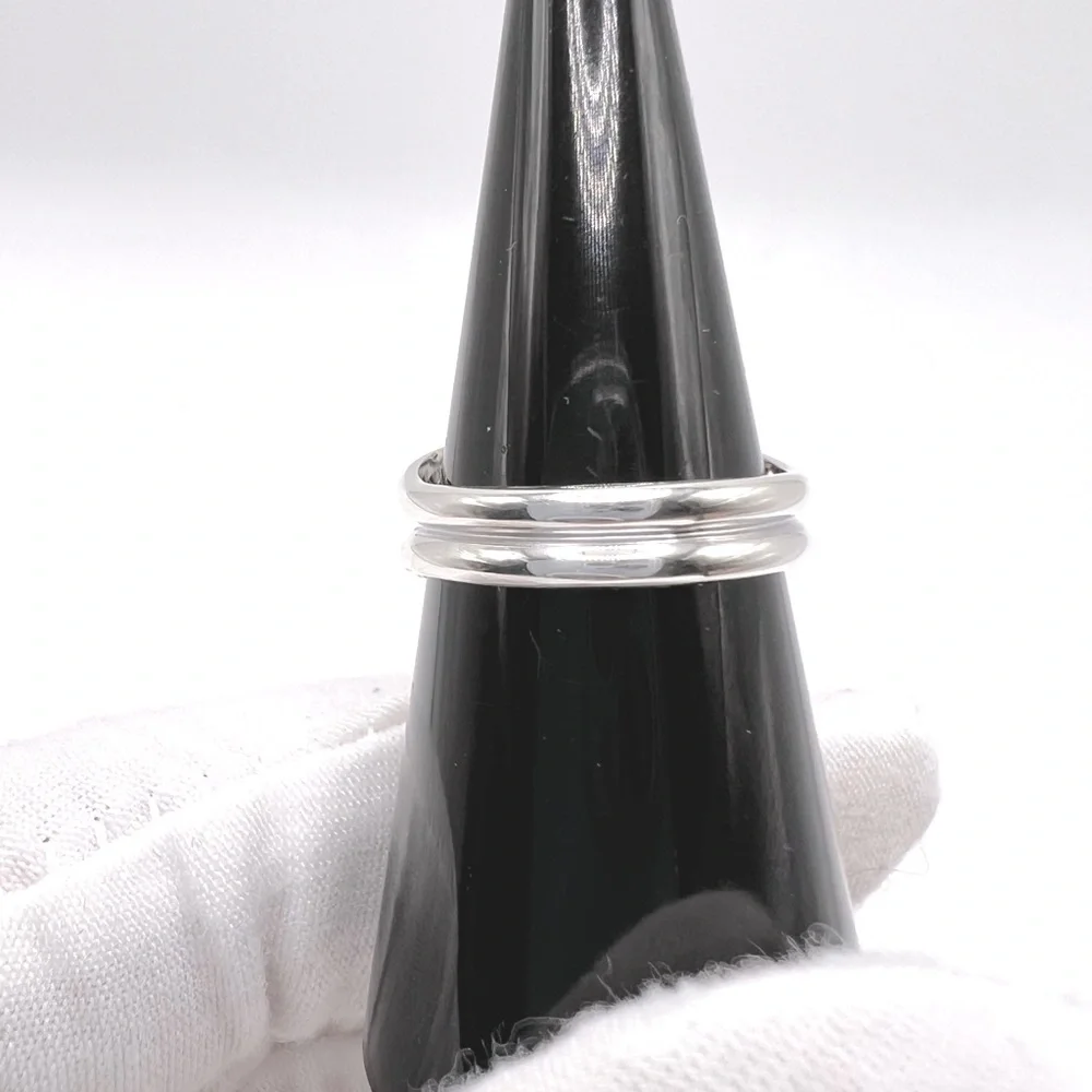 Genuine Faceted Amethyst Oval & Tear Drop .925 Sterling Silver Ring - Picture 8 of 17